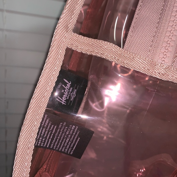 Herschel Clear Pink Bookbag/Backpack - Picture 3 of 4
